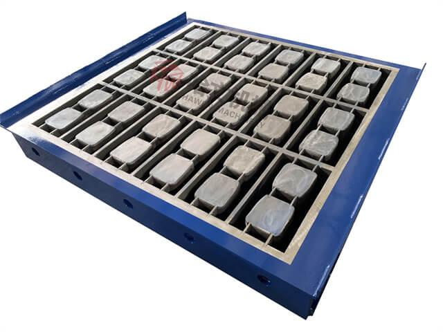 8 inch hollow block mould at 18pcs per drop