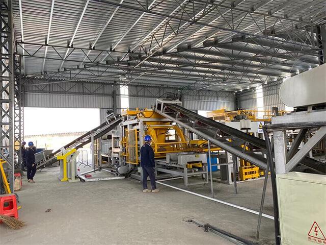 Hawen QT8-15 brick making machine plant