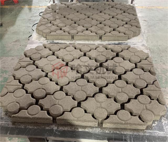 block interlocking paver making plant