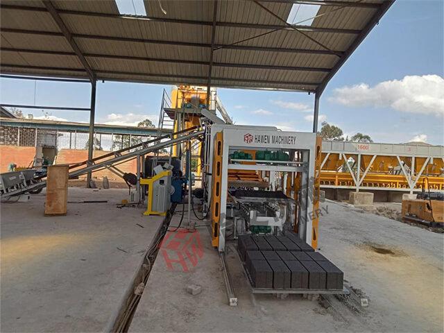 Installation and maintenance of cement concrete block making machine