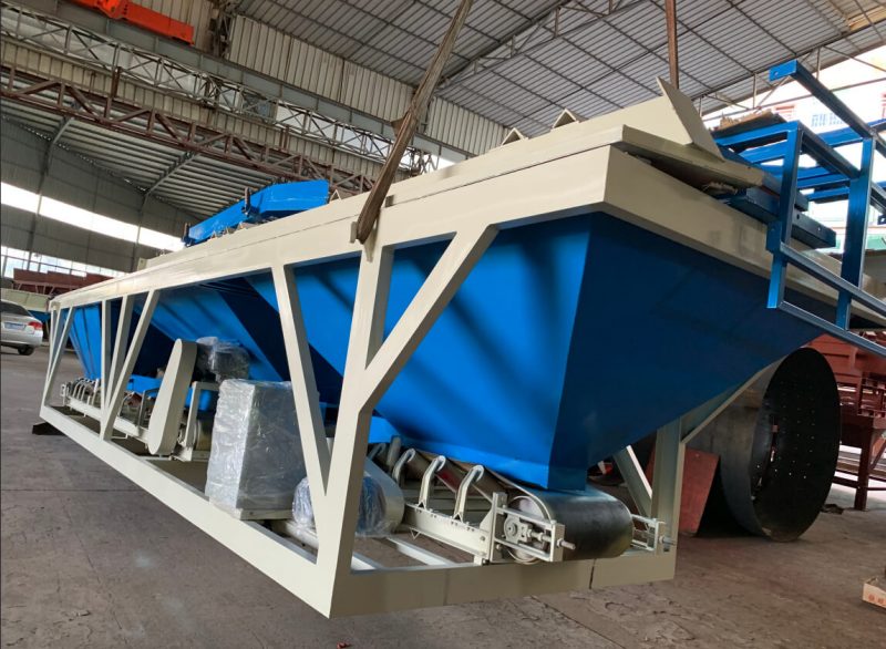 Concrete batching plant in Tanzania