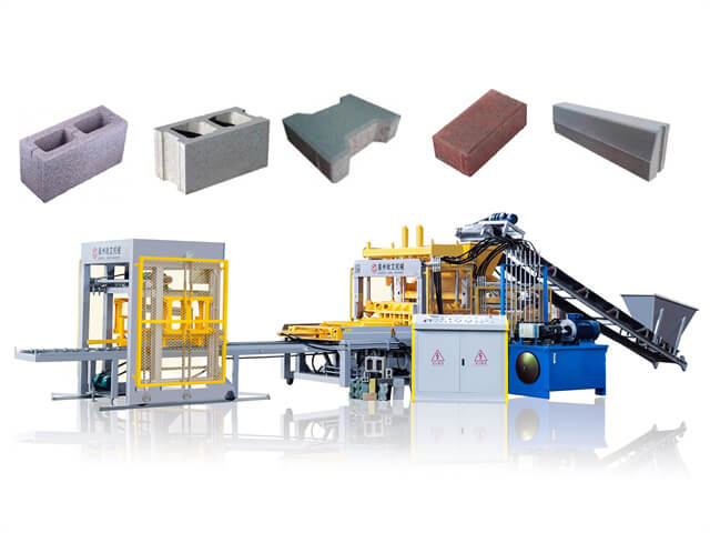 Production Process of Cement Block Moulding Machine