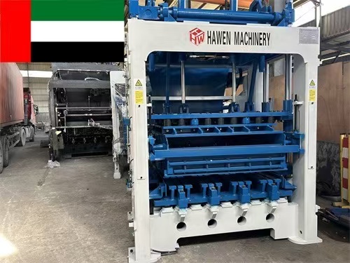 Automatic paver block making machine shipped to client in Abu Dhabi UAE