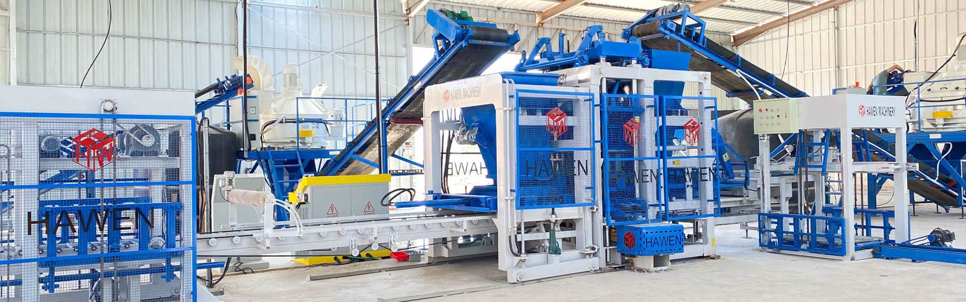 QT6 Cement Paver Brick Production Machine Cases